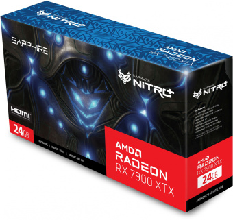 Видеокарта Sapphire PCI-E 4.0 11322-01-40G NITRO+ RX 7900 XTX GAMING OC VAPOR-X AMD Radeon RX 7900XTX 24576Mb 384 GDDR6 2330/20000 HDMIx2 DPx2 HDCP Ret - купить недорого с доставкой в интернет-магазине