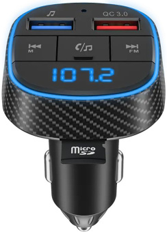 Автомобильный FM-модулятор Navitel BHF02 BASE черный MicroSD BT USB - купить недорого с доставкой в интернет-магазине