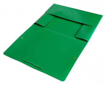 Папка на резинке Бюрократ -PR05GRN A4 пластик кор.30мм 0.5мм зеленый - купить недорого с доставкой в интернет-магазине
