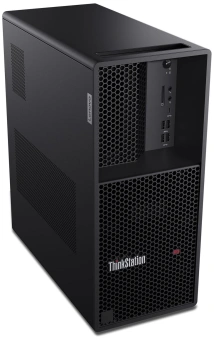 ПК Lenovo ThinkStation P3t MT i7 13700 (3.6) 16Gb SSD512Gb T1000 DVDRW CR Windows 11 Professional 64 GbitEth 750W мышь клавиатура черный (30GS004NRU) - купить недорого с доставкой в интернет-магазине