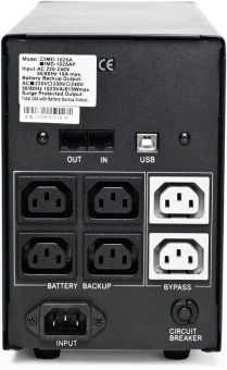 Источник бесперебойного питания Powercom Imperial IMD-2000AP 1200Вт 2000ВА черный - купить недорого с доставкой в интернет-магазине