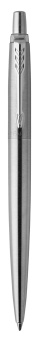 Ручка гелев. Parker Jotter Core K694 (CW2020646) Stainless Steel CT хром M черн. черн. подар.кор. сменный стержень 1стерж. кругл. - купить недорого с доставкой в интернет-магазине