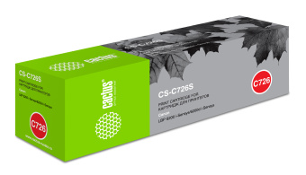 Картридж лазерный Cactus CS-C726S 726 черный (2100стр.) для Canon LBP-6200/6200D - купить недорого с доставкой в интернет-магазине