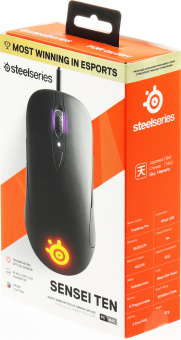 Мышь Steelseries Sensei Ten черный оптическая (18000dpi) USB (8but) - купить недорого с доставкой в интернет-магазине
