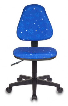 Кресло детское Бюрократ KD-4 синий космос крестов. пластик - купить недорого с доставкой в интернет-магазине