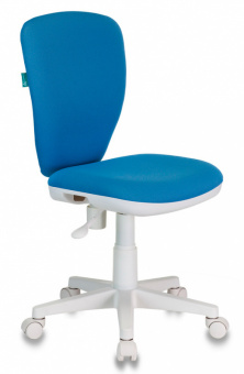 Кресло детское Бюрократ KD-W10 голубой 26-24 крестов. пластик пластик белый - купить недорого с доставкой в интернет-магазине