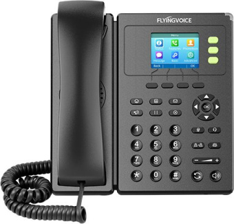 Телефон IP Flyingvoice FIP11CP черный - купить недорого с доставкой в интернет-магазине