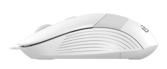 Мышь Оклик 310M белый/серый оптическая (2400dpi) USB для ноутбука (3but) - купить недорого с доставкой в интернет-магазине