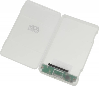 Внешний корпус для HDD/SSD AgeStar 3UBCP3 SATA USB3.0 пластик белый 2.5" - купить недорого с доставкой в интернет-магазине
