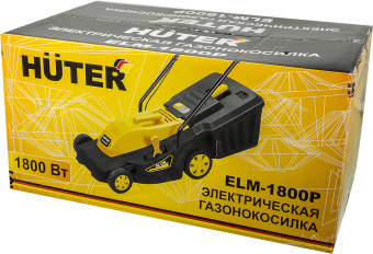Газонокосилка роторная Huter ELM-1800P (70/4/7) 1800Вт - купить недорого с доставкой в интернет-магазине