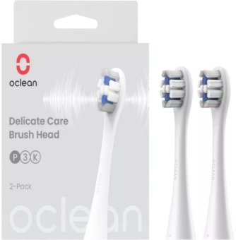 Насадка для зубных щеток Oclean Delicate clean P3K4 (упак.:2шт) для зубных щеток Oclean - купить недорого с доставкой в интернет-магазине