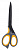 Ножницы Deli E77757 Ergo универсальные 210мм ручки с резиновой вставкой сталь серый блистер