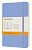 Блокнот Moleskine CLASSIC SOFT QP611B42 Pocket 90x140мм 192стр. линейка мягкая обложка голубая гортензия