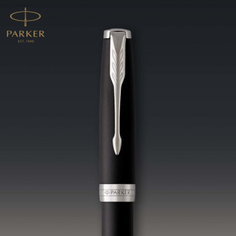 Ручка перьев. Parker Sonnet Core F529 (CW1931521) Matte Black CT F сталь нержавеющая подар.кор. - купить недорого с доставкой в интернет-магазине