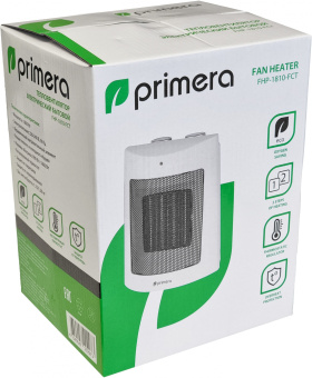 Тепловентилятор Primera FHP-1810-FCT 1800Вт белый - купить недорого с доставкой в интернет-магазине