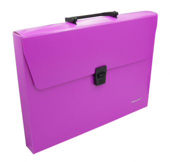 Портфель Silwerhof 322715-03 1 отдел. A4 пластик розовый неон - купить недорого с доставкой в интернет-магазине