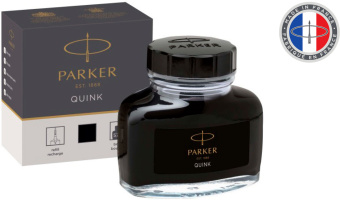 Флакон с чернилами Parker Quink Z13 (CW1950375) черные чернила 57мл для ручек перьевых - купить недорого с доставкой в интернет-магазине
