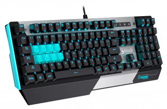Клавиатура A4Tech Bloody B865 механическая серый/черный USB for gamer LED - купить недорого с доставкой в интернет-магазине