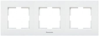 Рамка Panasonic Karre Plus WKTF08032WH-RU 3x горизонтальный монтаж пластик белый (упак.:1шт) - купить недорого с доставкой в интернет-магазине
