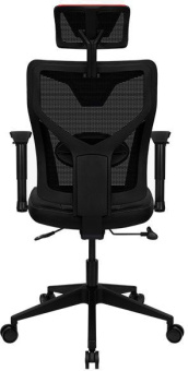 Кресло игровое Aerocool Guardian черный/красный сиденье черный эко.кожа/сетка крестов. нейлон - купить недорого с доставкой в интернет-магазине