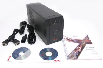 Источник бесперебойного питания APC Smart-UPS SC SC620I 390Вт 620ВА черный - купить недорого с доставкой в интернет-магазине