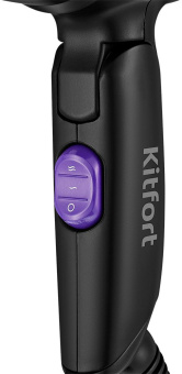 Фен Kitfort КТ-3237 1200Вт черный/фиолетовый - купить недорого с доставкой в интернет-магазине