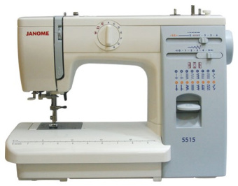 Швейная машина Janome 5515 белый - купить недорого с доставкой в интернет-магазине