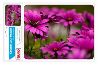 Коврик для мыши Buro BU-M20045 рисунок/цветы 230x180x2мм - купить недорого с доставкой в интернет-магазине