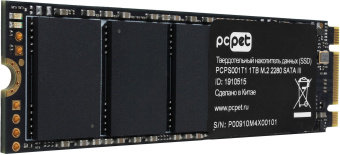 Накопитель SSD PC Pet SATA III 1Tb PCPS001T1 M.2 2280 OEM - купить недорого с доставкой в интернет-магазине