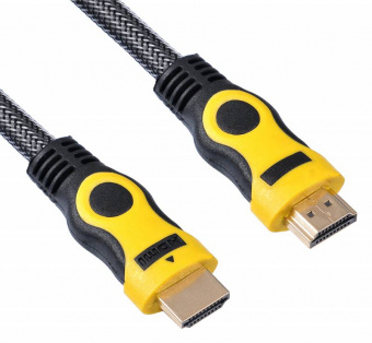 Кабель аудио-видео Buro HDMI 1.4 HDMI (m)/HDMI (m) 1.8м. (HDMI 19M-19M BRAID) - купить недорого с доставкой в интернет-магазине