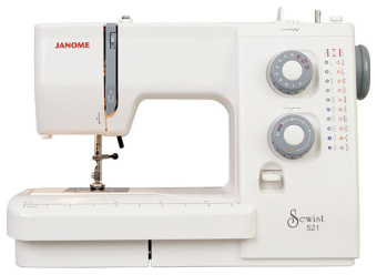 Швейная машина Janome 521 белый - купить недорого с доставкой в интернет-магазине