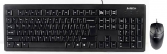 Клавиатура + мышь A4Tech KRS-8372 клав:черный мышь:черный USB - купить недорого с доставкой в интернет-магазине