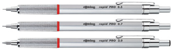 Карандаш мех. Rotring Rapid PRO 1904255 0.5мм серебристый - купить недорого с доставкой в интернет-магазине