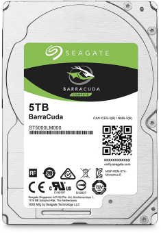 Жесткий диск Seagate SATA-III 5Tb ST5000LM000 Barracuda (5400rpm) 128Mb 2.5" - купить недорого с доставкой в интернет-магазине