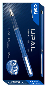 Ручка гелев. Deli Upal EG11-BL синий d=0.7мм син. черн. - купить недорого с доставкой в интернет-магазине