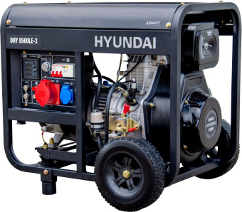 Генератор Hyundai DHY 8500LE-3 7.2кВт - купить недорого с доставкой в интернет-магазине