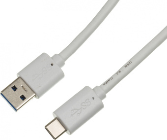Кабель Buro BHP USB-TPC-1.8W USB (m)-USB Type-C (m) 1.8м белый - купить недорого с доставкой в интернет-магазине
