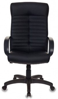 Кресло руководителя Бюрократ KB-10LITE черный эко.кожа крестов. пластик - купить недорого с доставкой в интернет-магазине