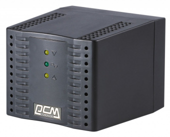 Стабилизатор напряжения Powercom TCA-2000 1000Вт 2000ВА черный - купить недорого с доставкой в интернет-магазине