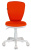 Кресло детское Бюрократ KD-W10 оранжевый 26-29-1 крестов. пластик пластик белый - купить недорого с доставкой в интернет-магазине