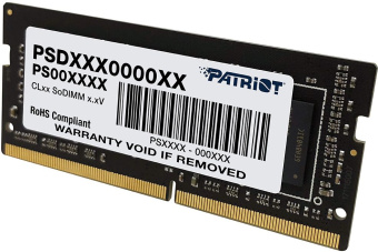 Память DDR4 32GB 2666MHz Patriot PSD432G26662S Signature RTL PC4-21300 CL19 SO-DIMM 288-pin 1.2В dual rank Ret - купить недорого с доставкой в интернет-магазине