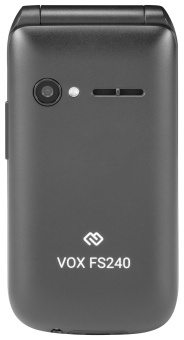 Мобильный телефон Digma VOX FS240 32Mb серый раскладной 2Sim 2.44" 240x320 0.08Mpix GSM900/1800 FM microSDHC max32Gb - купить недорого с доставкой в интернет-магазине
