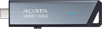 Флеш Диск A-Data 512GB Type-C UE800 AELI-UE800-512G-CSG USB3.2 серебристый - купить недорого с доставкой в интернет-магазине