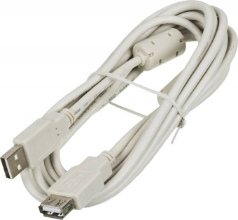 Кабель-удлинитель Ningbo USB A(m) USB A(f) 3м феррит.кольца блистер - купить недорого с доставкой в интернет-магазине