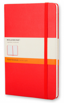 Блокнот Moleskine CLASSIC MM710R Pocket 90x140мм 192стр. линейка твердая обложка красный - купить недорого с доставкой в интернет-магазине