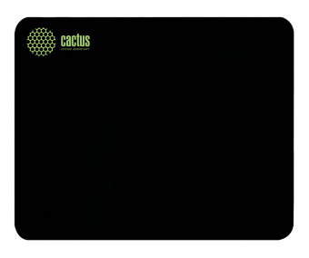 Коврик для мыши Cactus Black черный 300x250x2мм - купить недорого с доставкой в интернет-магазине