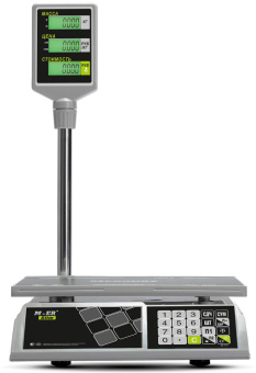 Весы торговые Mertech M-ER 326ACP-15.2 LCD серый (3044) - купить недорого с доставкой в интернет-магазине