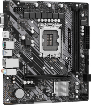 Материнская плата Asrock H610M-HVS/M.2 R2.0 Soc-1700 Intel H610 2xDDR4 mATX AC`97 8ch(7.1) GbLAN+VGA+HDMI - купить недорого с доставкой в интернет-магазине