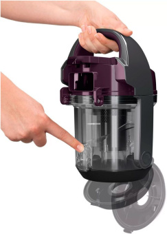 Пылесос Bosch BGC05AAA1 700Вт фиолетовый/черный - купить недорого с доставкой в интернет-магазине