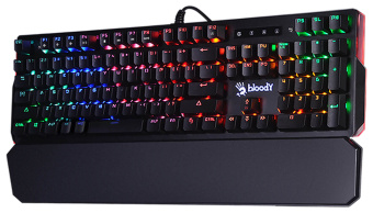 Клавиатура A4Tech Bloody B885N механическая черный USB for gamer LED (подставка для запястий) (B885N) - купить недорого с доставкой в интернет-магазине